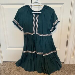 Madewell Dress, Blue Green, Size XSmall